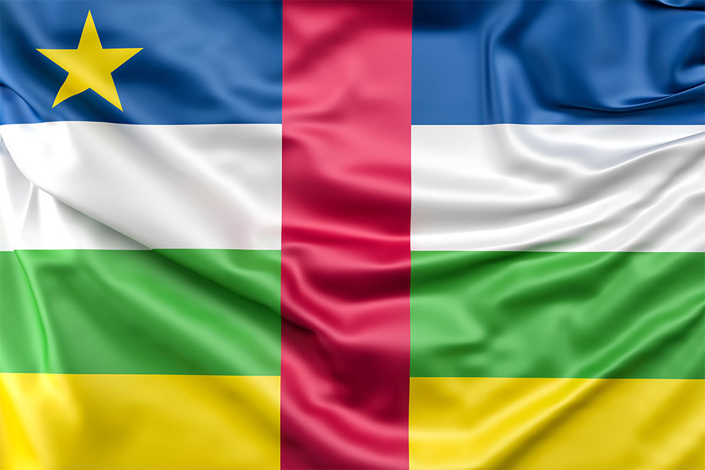 Drapeau du Centre Afrique